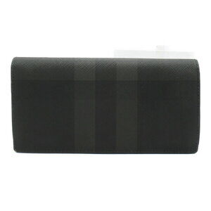 Burberry wallet long Wallet bifold black canvas